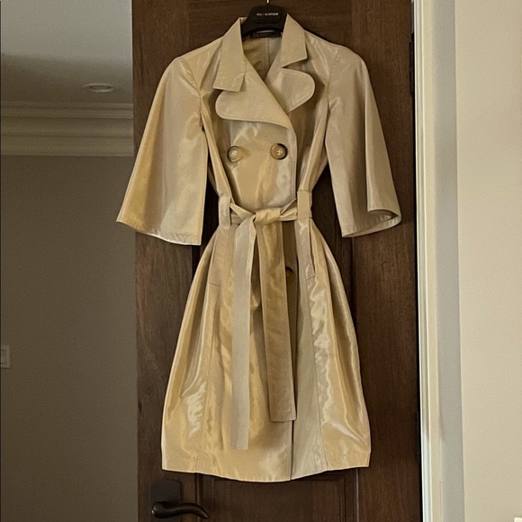 Sleek satin trench - Picture 1 of 2